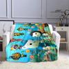 3D The-Octonauts printed blankets picnic blanket Warm Flannel blankets Soft and comfortable blanket bed linings Birthday Gift