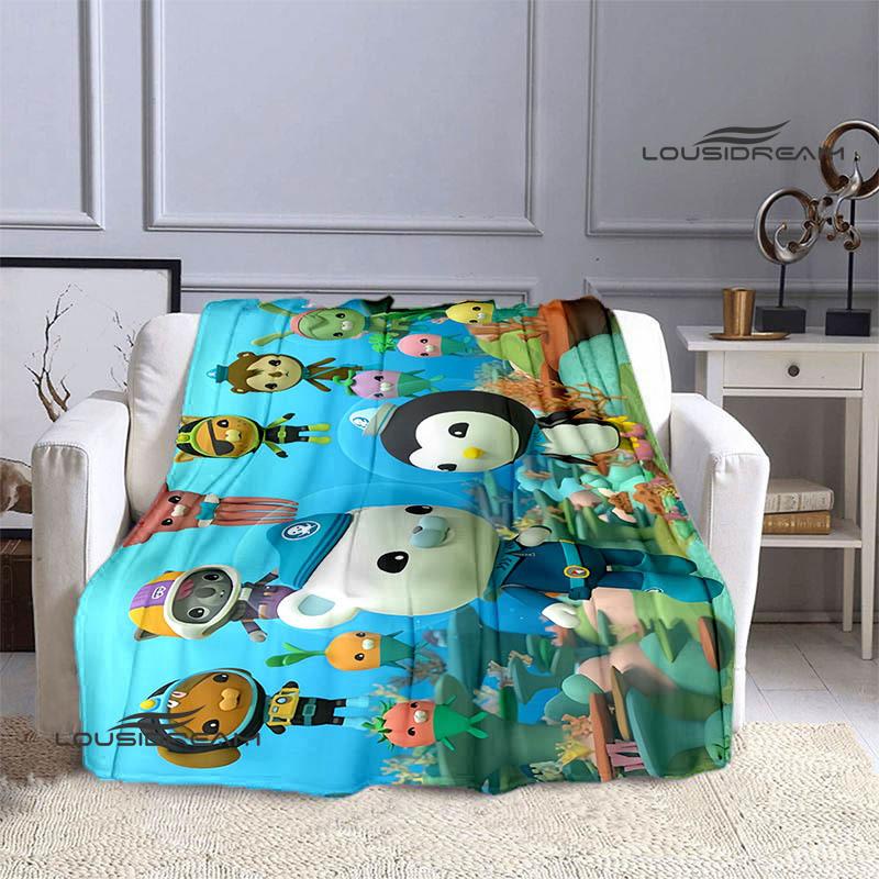 3D The-Octonauts printed blankets picnic blanket Warm Flannel blankets Soft and comfortable blanket bed linings Birthday Gift