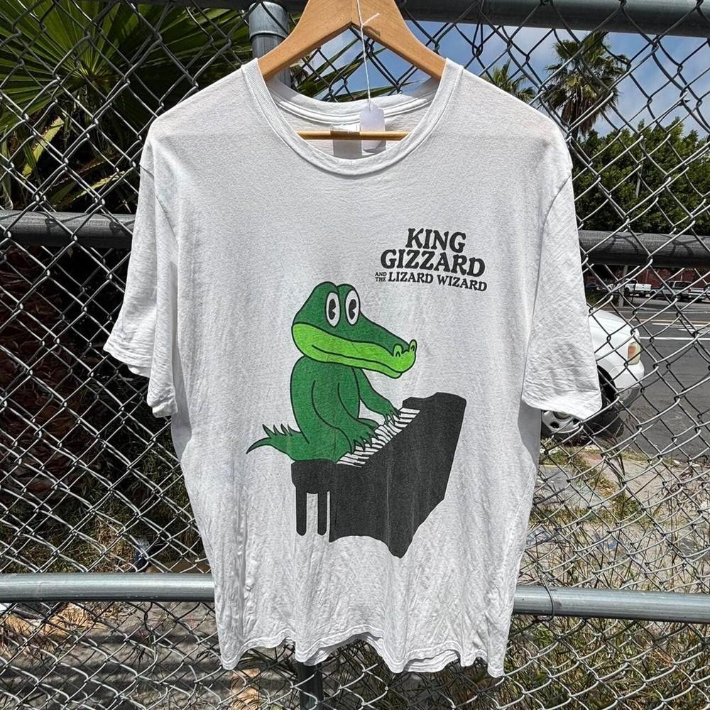 

Винтажная футболка King Gizzard & the Lizard Wizard Унисекс Концертная S - 5XL BO185 Унисекс Футболка XXXXL