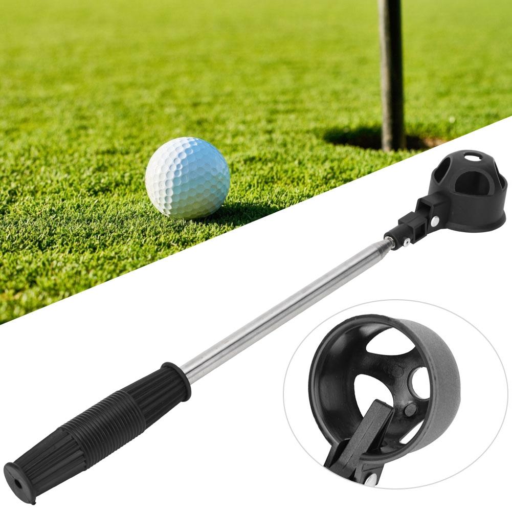 Portable Telescopic Golf Ball Picker Retriever Scooping Pick Up Device Golfer Tool Accessory