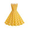 Women's Fashion Color Sleeveless Dress