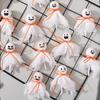 12Pcs Creative Halloween Lollipop Decoration with Sticker Cloth Cover Lollipop Packing Material Pack DIY No Lollipops