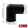 6X 42/60/75/90mm Plastic L-Shaped Air Pipe Elbow Outlet Connector For Webasto Eberspaecher Diesel Parking Car Heater Accessories