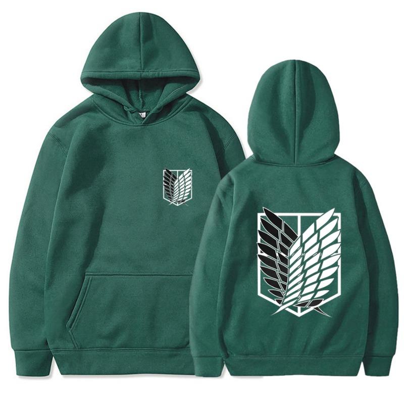 Attack On Titan Men's Hoodie Anime Hoodies Men and Women Streetwear Pullover Harajuku Shingeki No Kyojin Hoodies Sweatshirt