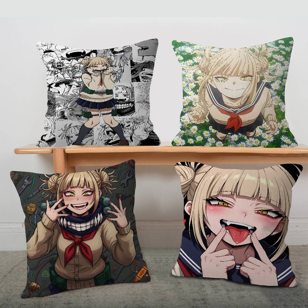 My Hero Academia Himiko Toga Office Cushion Pillowcase Car Cushion CoverXCM Lumbar Pillowcase Sofa Pillowcover