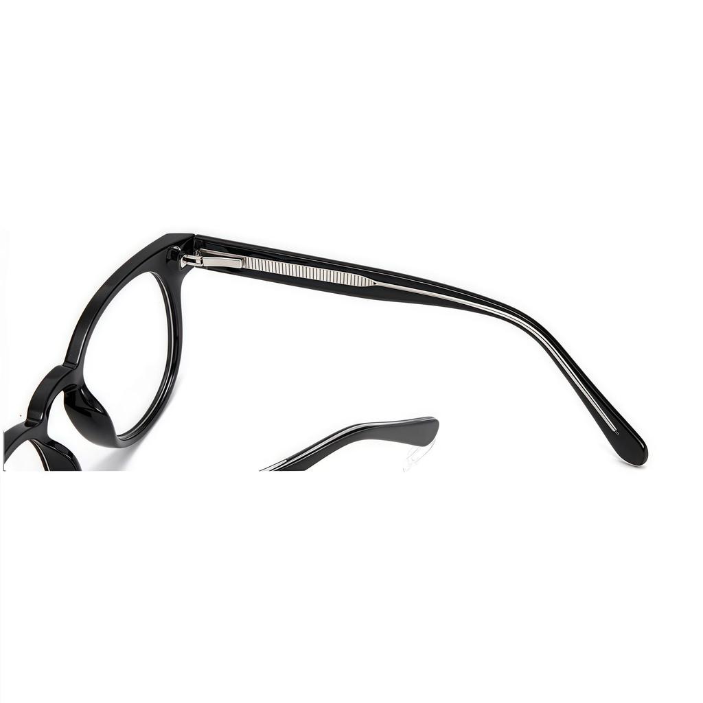 Polarized Leopard Print Round Sunglasses with Magnetic Clip-on