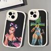 Nicki Minaj Rapper Handyhülle für iPhone 11 12 13 14 15 16 Pro Max Mini Plus Weiche Lederhülle