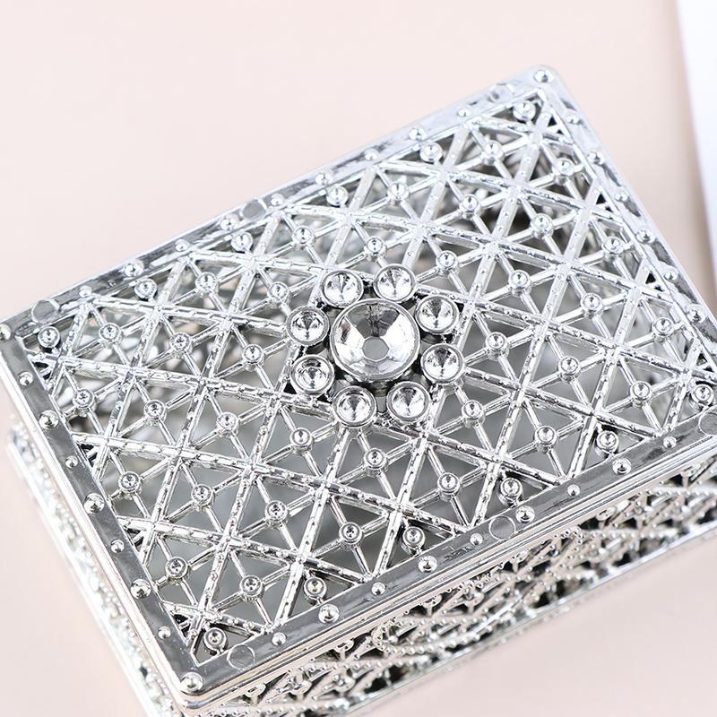 Plastic Hollow Gold Foil Candy Box Chocolate Gift Treat Boxes Wedding Box