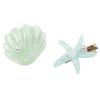 Korean Style Starfish Hair Clip - Scallop Edge, Cute & Sweet Hairpin for Bangs, Back of Head, & Baby Hair Accessories