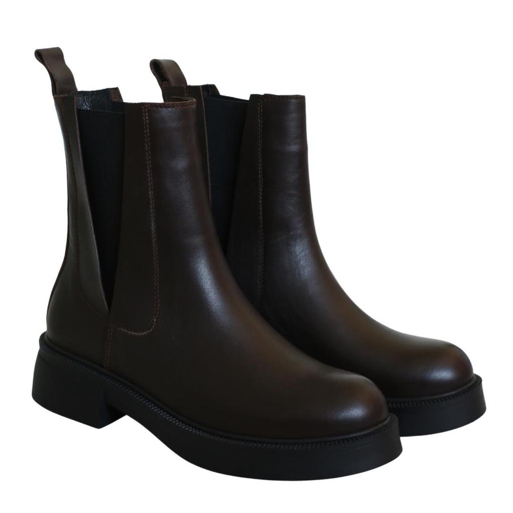 Freizeitstiefel aus echtem Leder für Damen