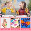 SAGUDIO Airbrush Acrylic Paint Set 24 * 30ml (1oz) Basic Colors with Color Wheel - Airbrush color set, ready for airbrush painting.