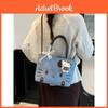 Pu Cartoon Shoulder Bag With Lace Ribbon For Daily Use