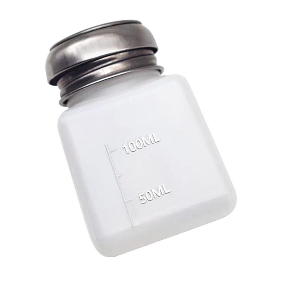 Lösemittelalkohol-Spender 100-250ml Push-Down-Flüssigkeitspumpe-Flasche für Aceton und Reiniger Kosmetikflüssigkeitsbehälter