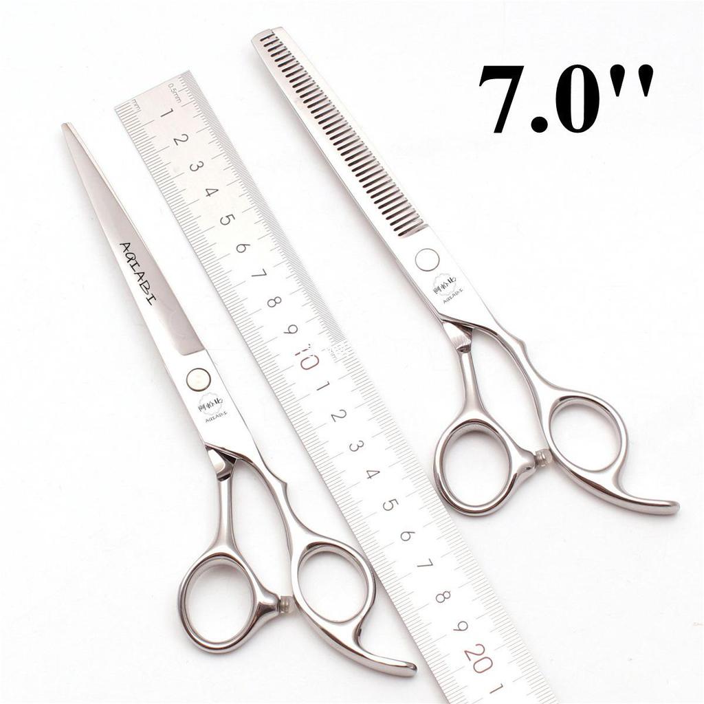 Professional Japanese Steel Hairdressing Scissors & Thinning Shears Set for Seamless Cuts & Bang Trimming