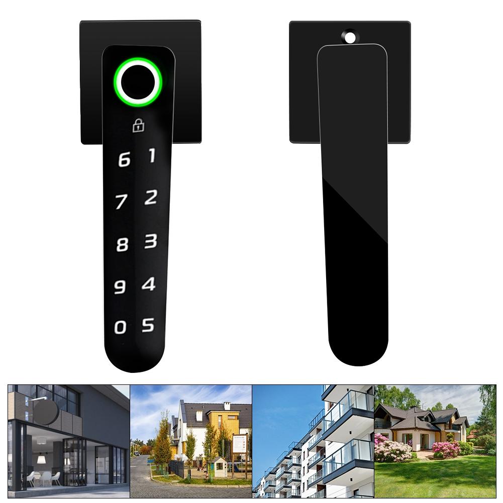 Intelligent Semiconductor Electronic Fingerprint Password Door Lock Anti Theft Home Security