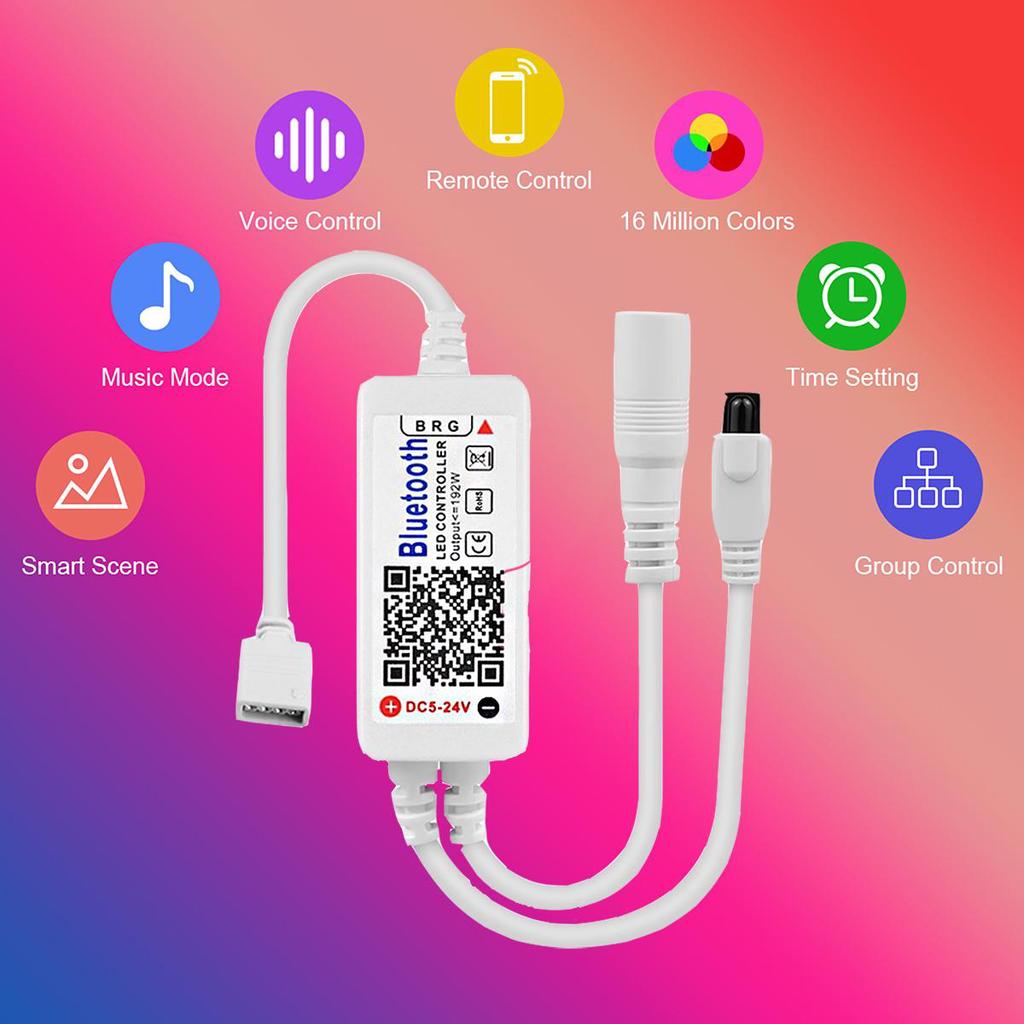 Buy DC524V Bluetooth Tuay LED Strip Light RGB Controller Smart Life