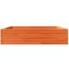 Plant Box Wax Brown 100 X 100 X 23 Cm Solid Pine Wood
