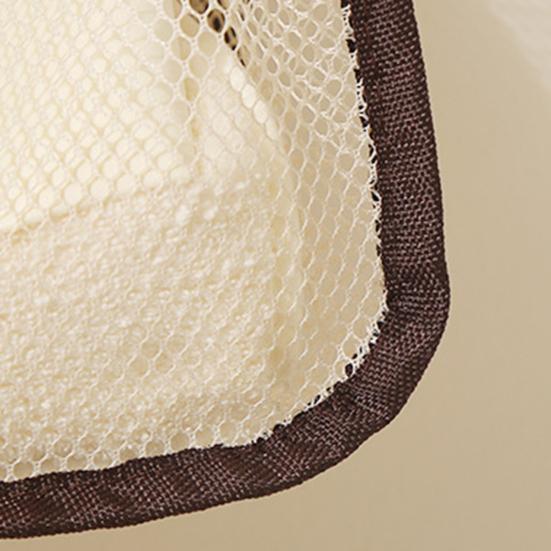 Mesh Wardrobe Organizer Large Capacity Storage Net with Hook Breathable Hanging Storage Pouch for Socks Underwear Dormitories Travel Use