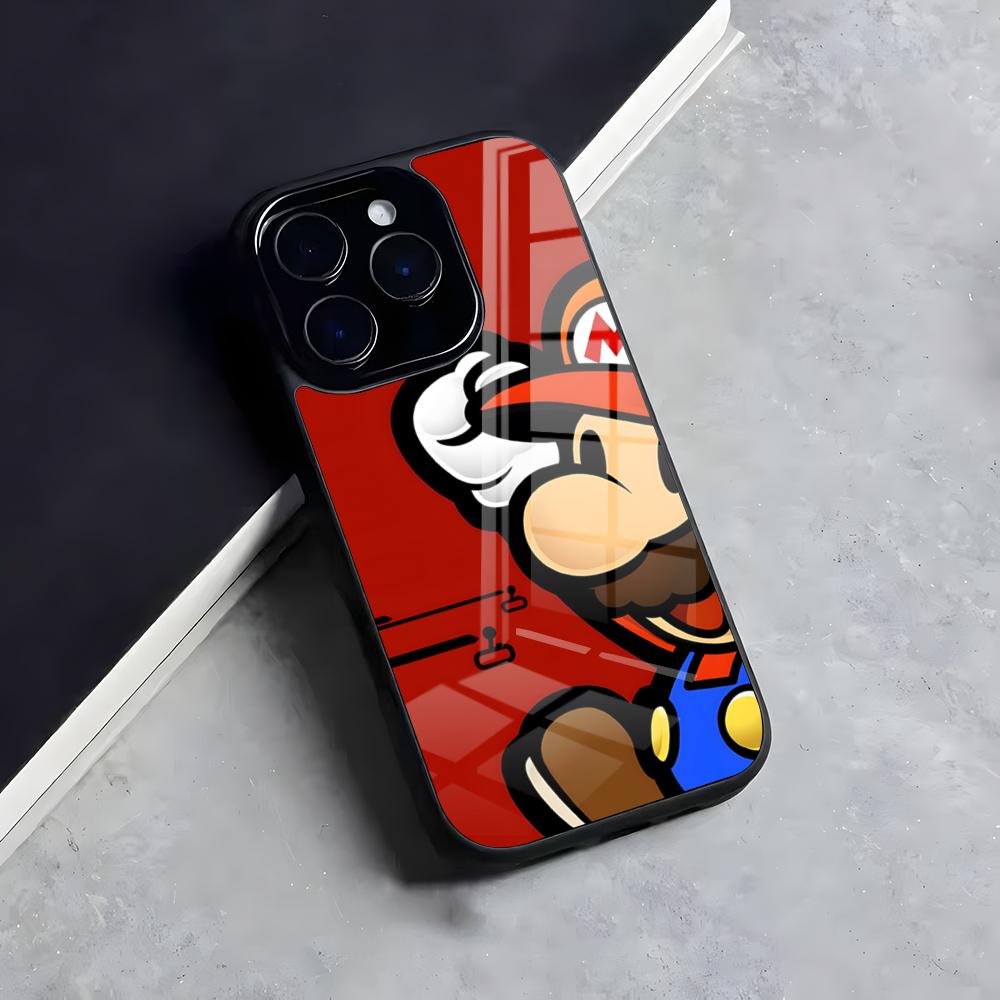 

Super Game M-MarioES Phone Case For Iphone 17 Air 16 15 14 13 12 11 Pro Max Mini Fundas Shell PC+TPU Cover iPhone 14
