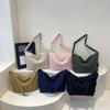 Velká nákupní taška Dámská jednobarevná taška přes rameno Crossbody taška