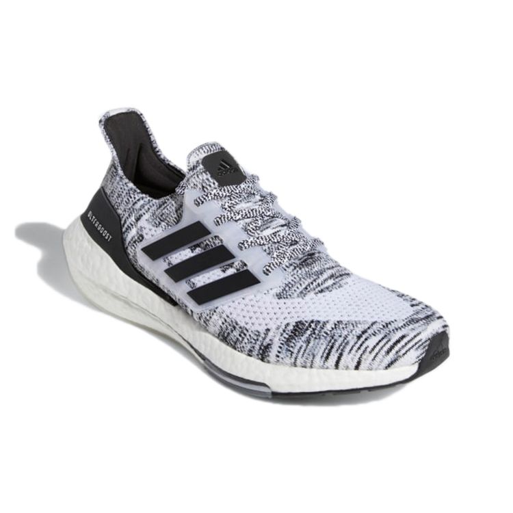 adidas UltraBoost 21 White Black Men Sneakers Cloud-White Core-Black GV7709