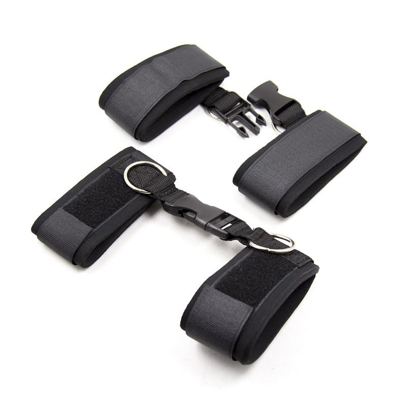 Adult Games Sex Toys For Woman Slave Cotton Neck Handcuffs Nylon BDSM Bondage Restraints Collar Fetish Couples Erotic