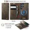 For Samsung Galaxy S26 Ultra Magnetic Case CASEME C49 RFID Blocking Detachable Wallet Leather Phone Cover