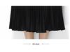 Elegant French V-Neck Lace Dress with Diamond Buckle and Pleated Skirt