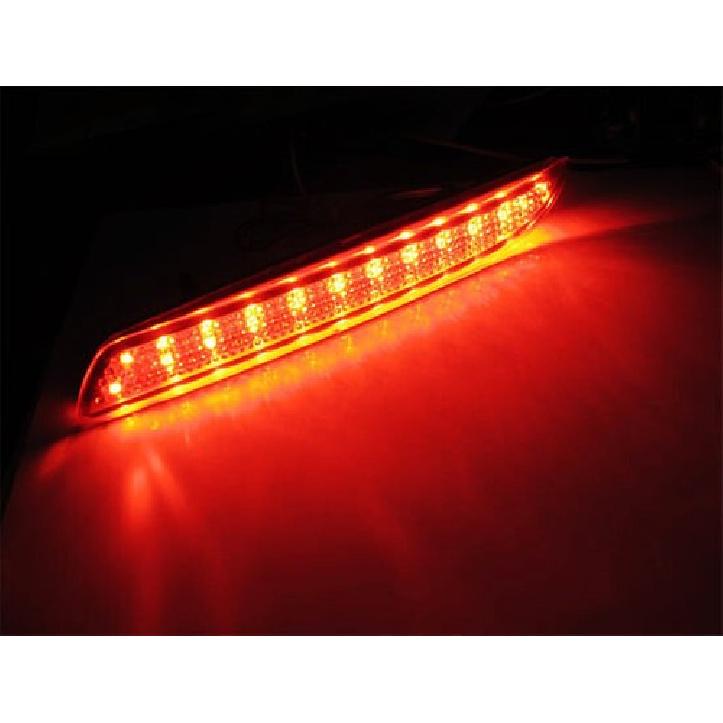 Smoked Lens LED Rear Bumper Reflector Lights For Honda CRZ CRV Insight TSX Wagon