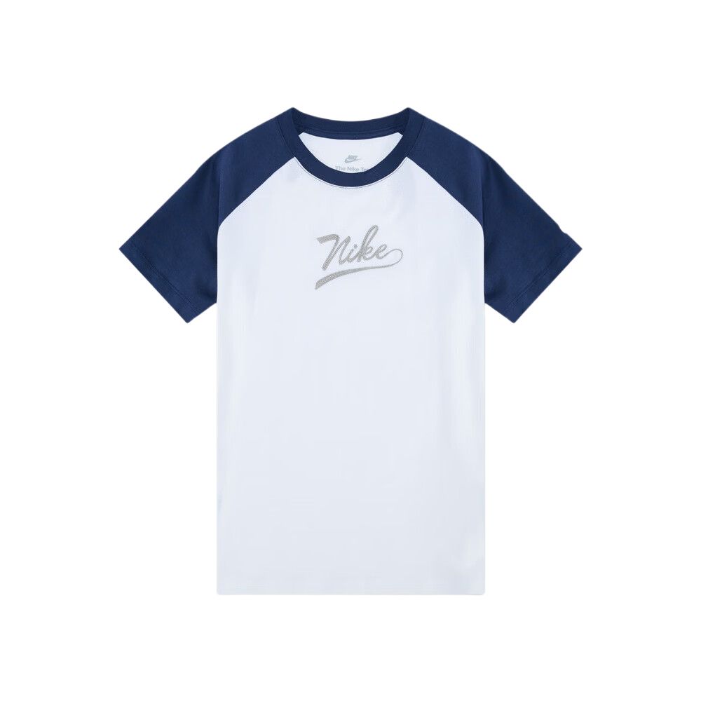 Nike Round Neck Pullover Sports Short Sleeve T-Shirt Kids tops II0293410 S