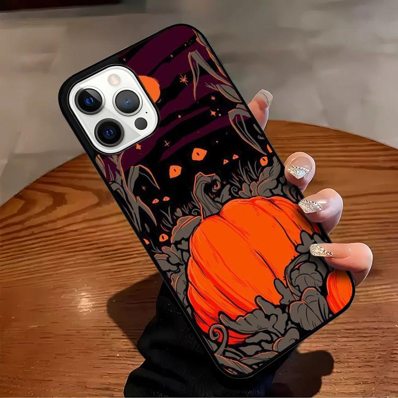 Halloween Pumpkin Spooky Phone Case For iPhone 17 Air 16 15 14 13 12 11 Pro Max Max Plus Bumper Case Cover
