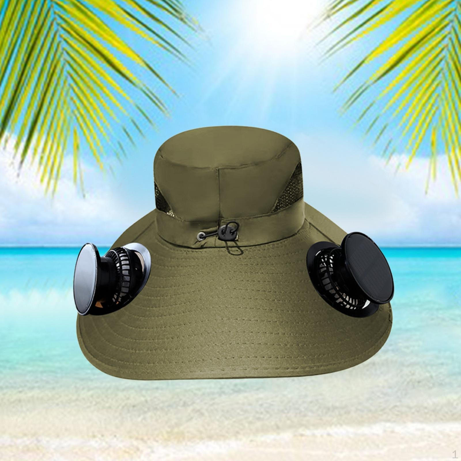 

Шляпа с вентилятором на солнечной энергии для мужчин и женщин, регулируемая рыболовная кепка Dark Gray