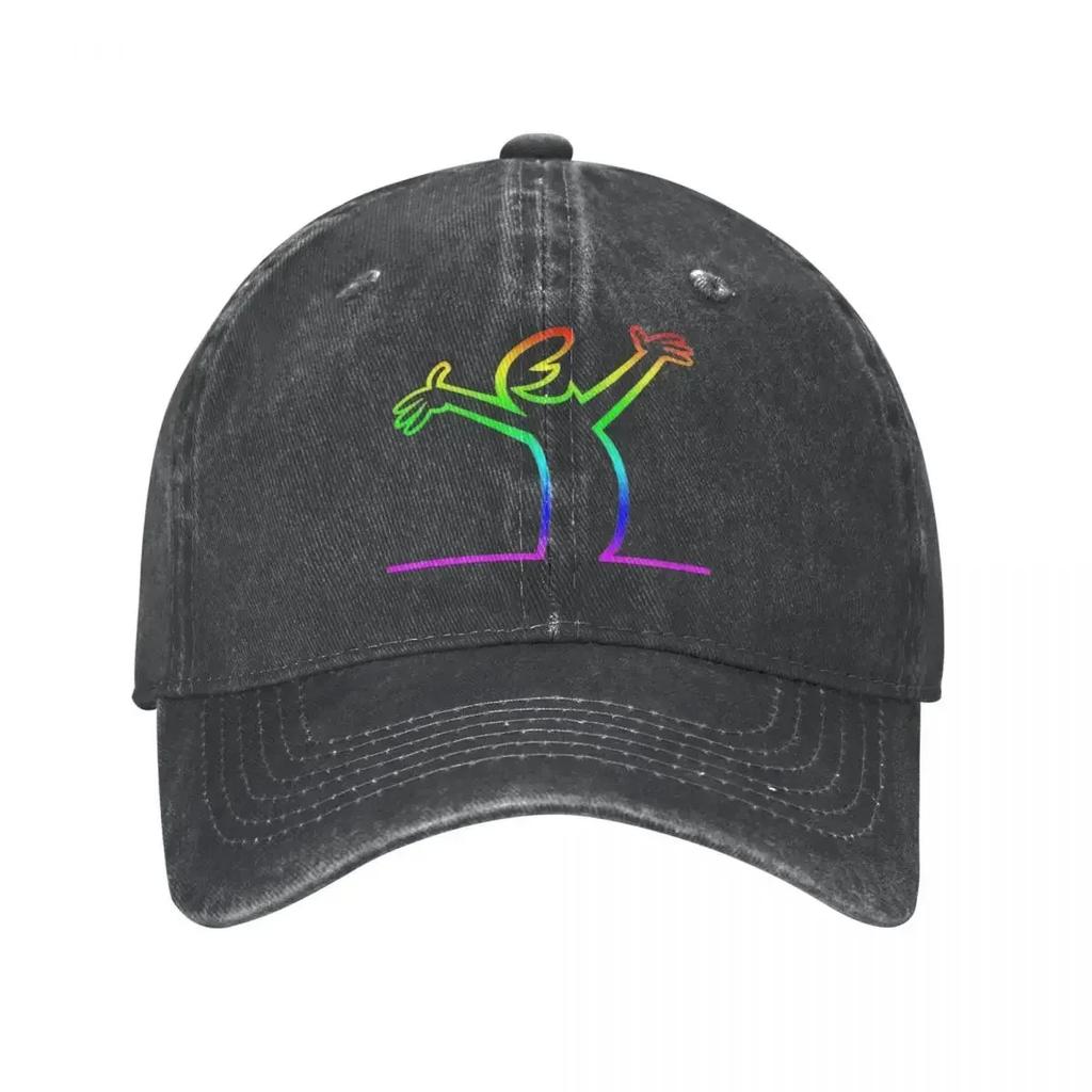 New La Linea LineUnisex Pride Baseball Cap for Unisex Women Distressed Denim Washed Headwear Anime Activities Unstructured Hats Cap
