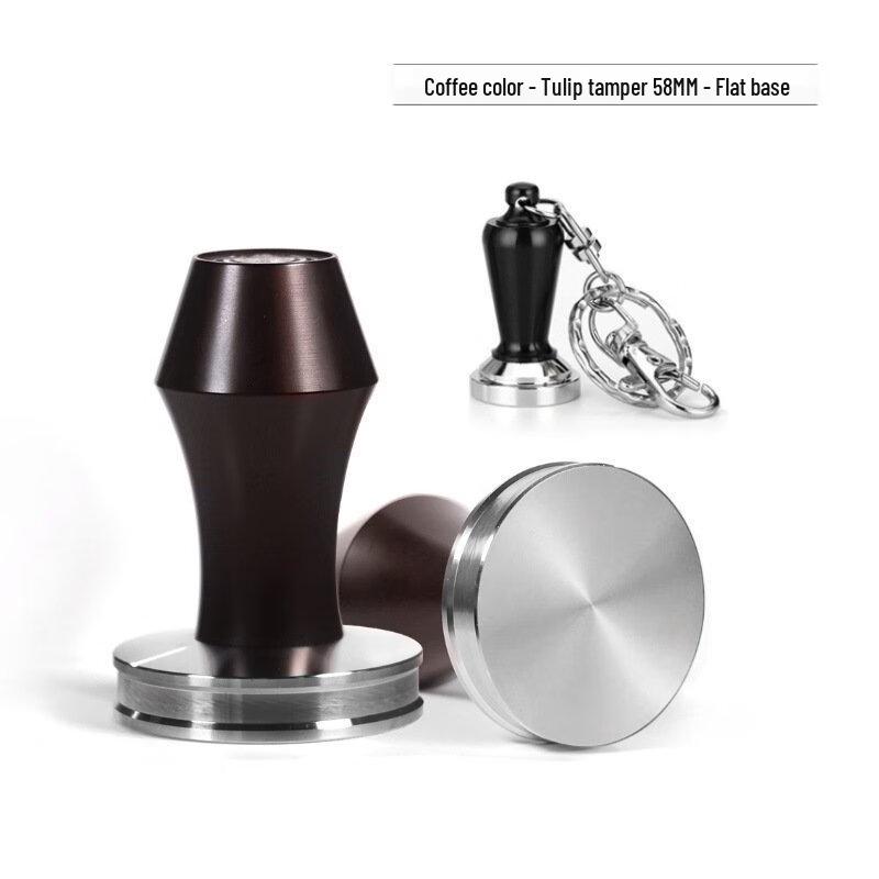 Shangqi 58mm Wooden Coffee Tamper and Distributor Set