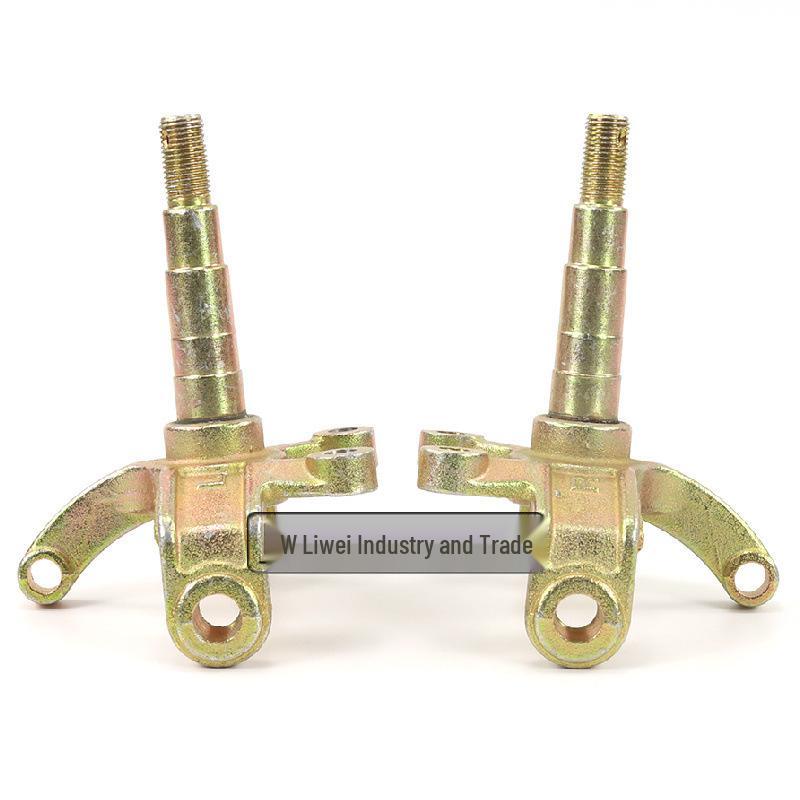 ATV Off-Road Kart Accessories: Front Wheel Disc Brake, Steering Knuckle, and Swingarm Components.