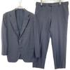 Kiton Excellent condition UA89K01X1617002 14 Micron check suit suit setup 54 R08 NavyUsed