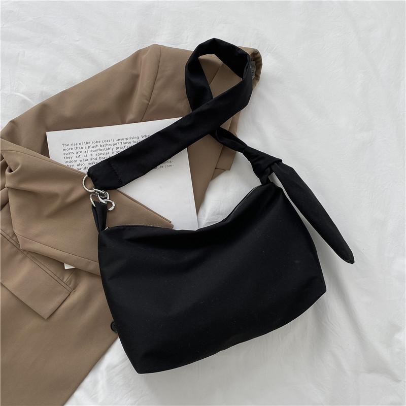 IELGY Lazy Style Tote Bag Canvas Commuter One Shoulder Large Capacity Loose Feeling