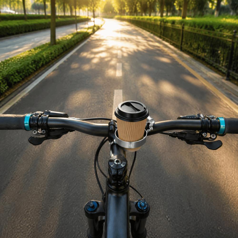 Silver Drink Cup Holder Easy Installation Bike Water Bottle Holder Daily Bicycle Users