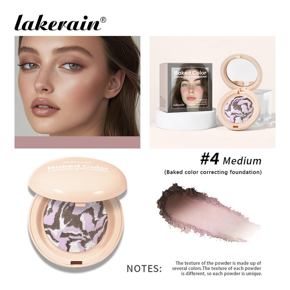 

Demi Matte Natural Finish Baked Brighten Color Correcting Powder Foundation Тональная основа с возможностью наращивания легкого покрытия для контроля жирности кожи