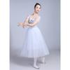 Long Romantic Ballet Tutu Blue Ballet Dress Performance Clothes Swan Lake Ballerine Women Fairy Costume