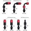 OSIAS New 100xkPA 160PSI Aluminum Adjustable Autos Fuel Pressure Regulator With Gauge+AN6 Fuel Line Hose+Fittings End Kit