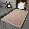 Daily Maintenance Rug Minimalist Bathroom Rug, Absorbent Non-Slip Floor Mat, Rectangular Door Easy Care Mat for Home Entrance Bedroom Living