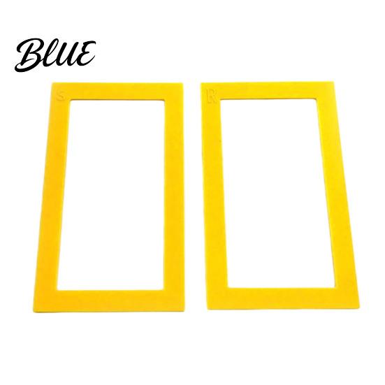 Rhinestone Art Hollow Frame 2Pcs Positioning Frame  Painting Alignment Tool & Fixing Straight Edge Ruler  DIY Crafts Accessories