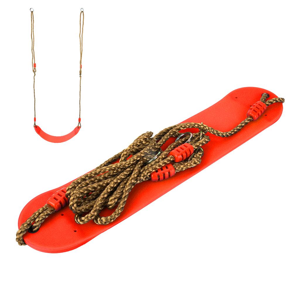 

Мягкая регулируемая доска EVA, сиденье для качелей с веревкой, детская игрушка для фитнеса(синий)