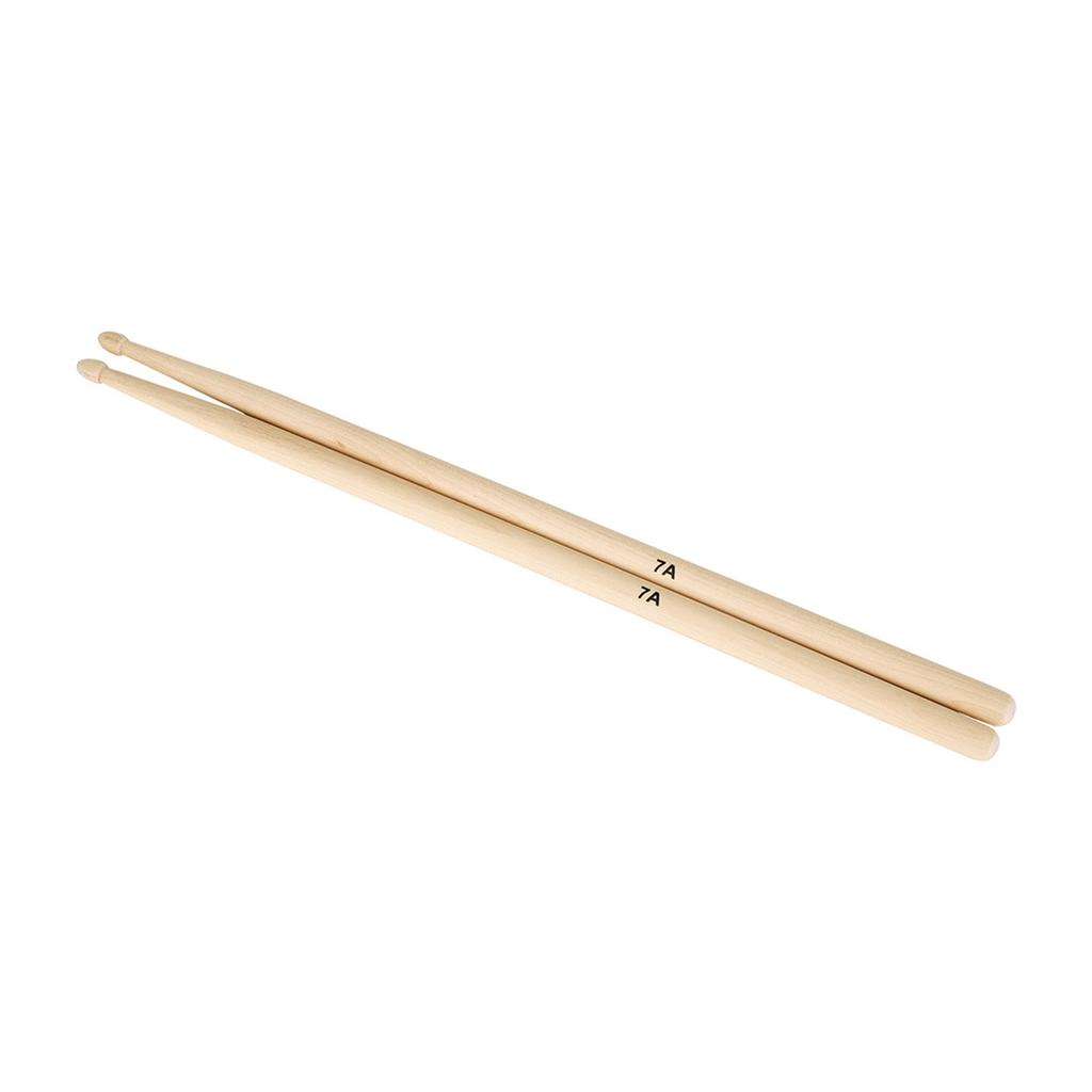 7A Drumsticks for Adults Kids Non-slip Classic Wooden Drum Sticks Light Durable Concert Percussion Accessories Gifts
