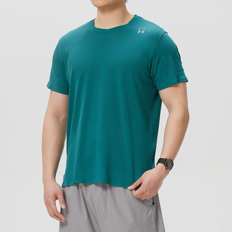Under Armour Breathable Quick-Dry Round Neck Short Sleeve T-Shirt Men tops 6001829-338