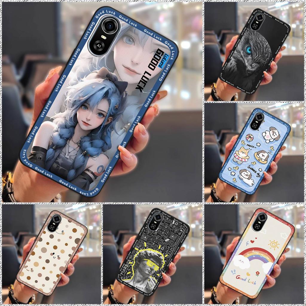 Silicone Durable Phone Case For ZTE Blade A31 Plus/Optus X Sight 2 Cartoon Anti-dust Full Wrap Waterproof Soft Case Cute