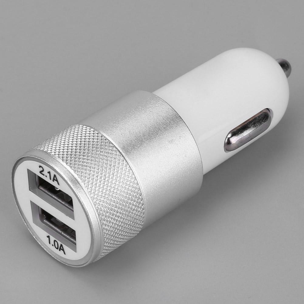 2.1A 1.0A Car Charger Dual USB Cigarette Lighter Socket 2 Port Car Charger for iPhone Samsung Tablet Accessory