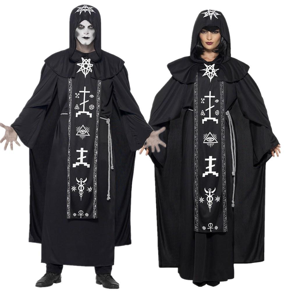 Halloweenský kostýmový set Čaroděj a upír pro dospělé