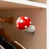 New Hanging Shelves Mushroom Clothes Hat Hook Bathroom Hanger Self-adhesive Wall Decoration Finishing Home Storage Hook